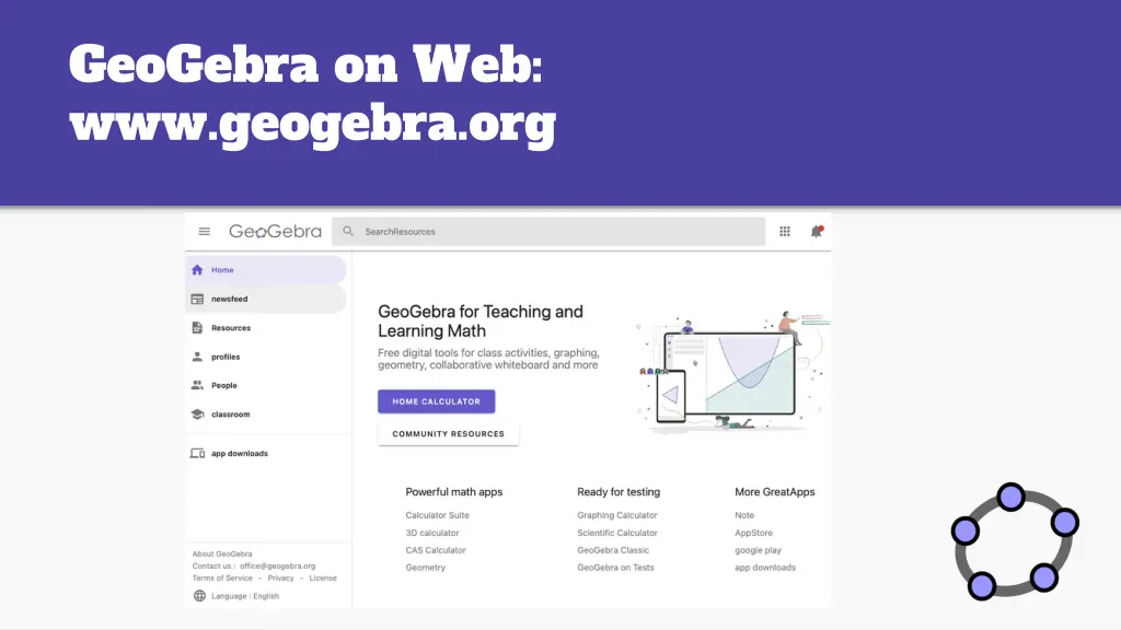 geogebra on web www geogebra org