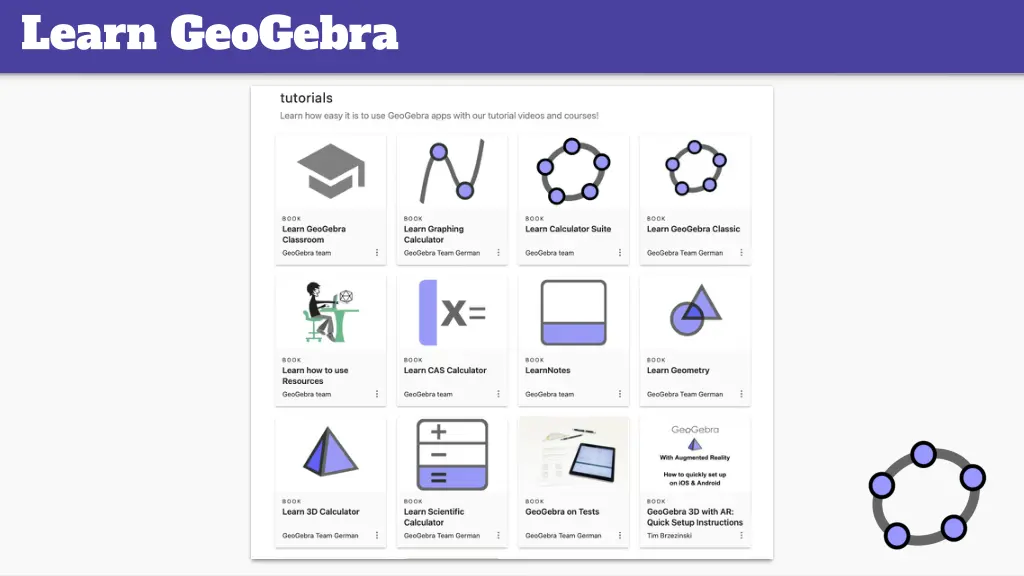 learn geogebra