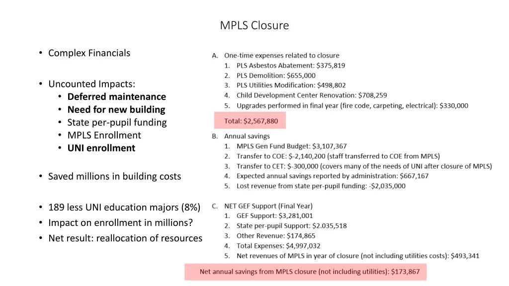 mpls closure