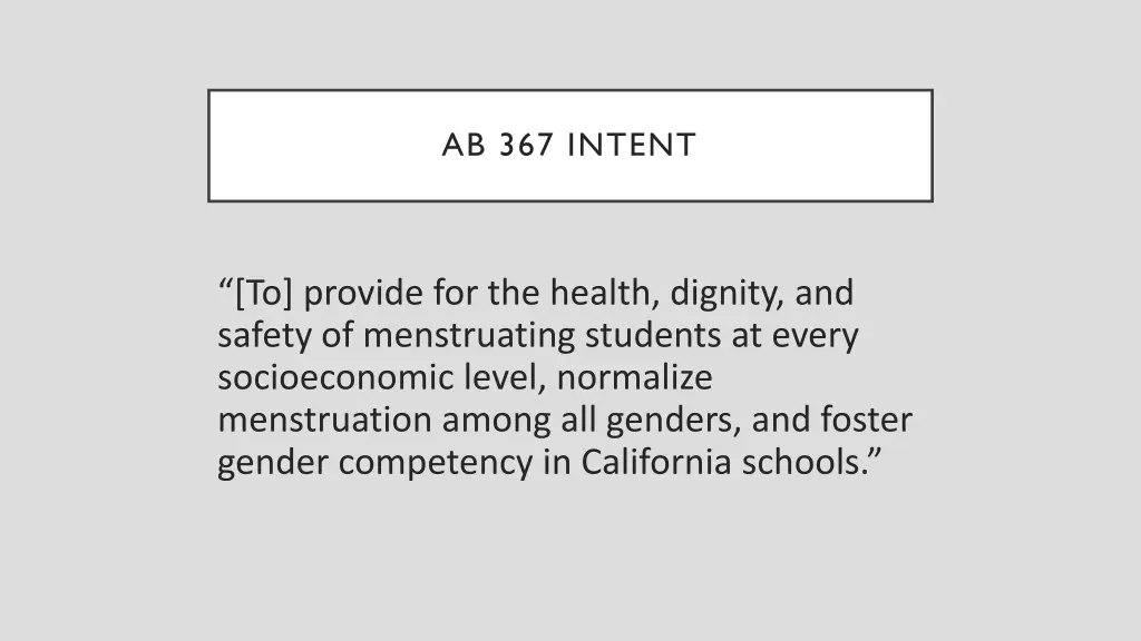 ab 367 intent