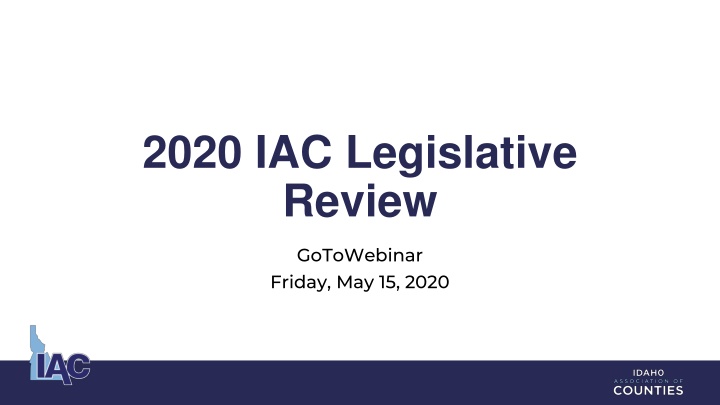 2020 iac legislative review