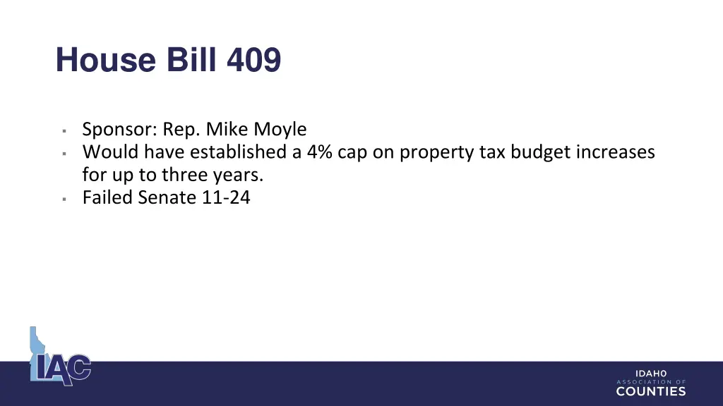 house bill 409