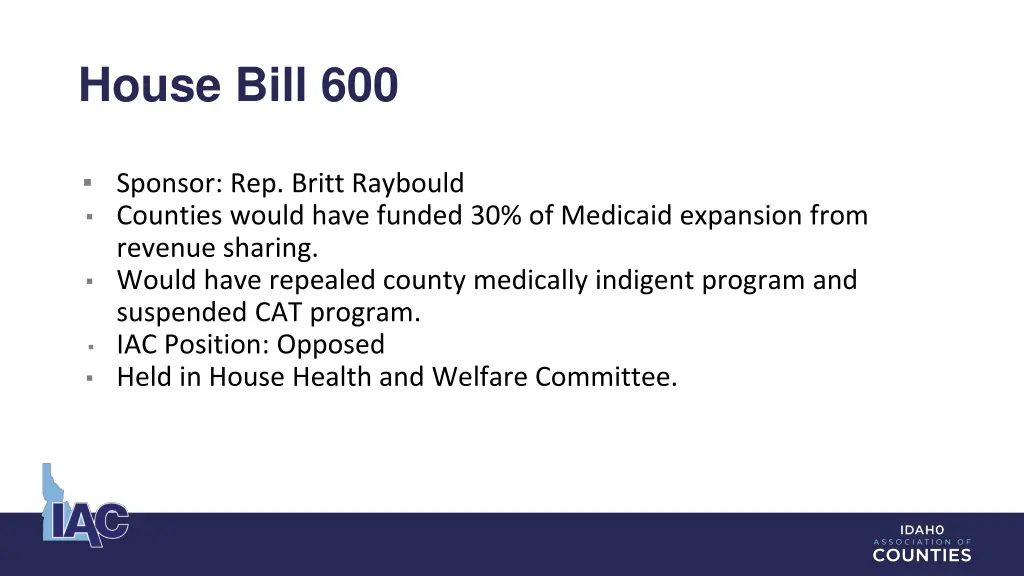 house bill 600