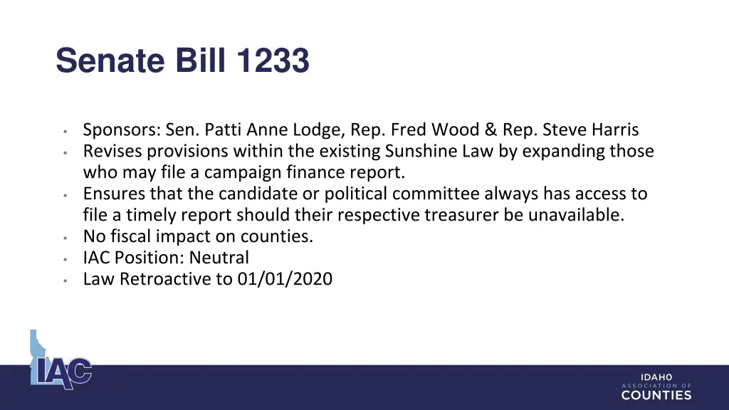 senate bill 1233