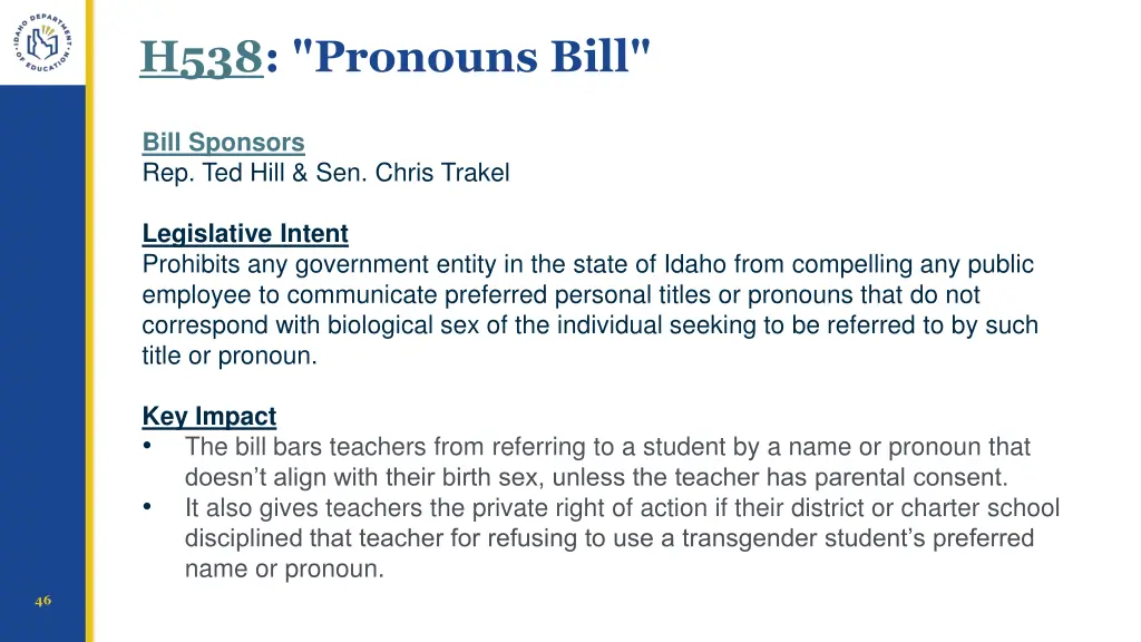 h538 pronouns bill