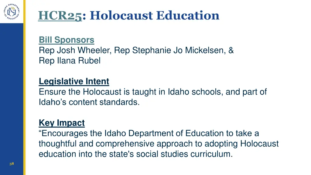 hcr25 holocaust education