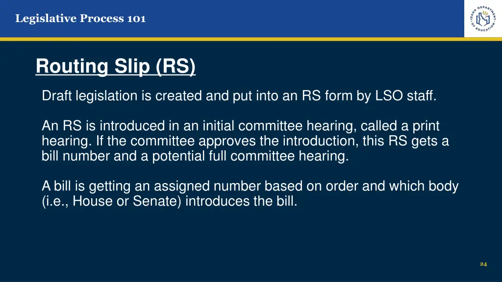 legislative process 101 2