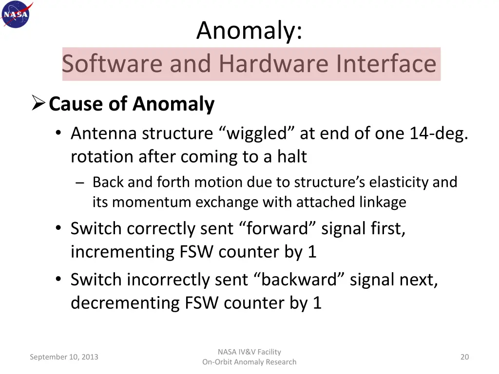 anomaly 13