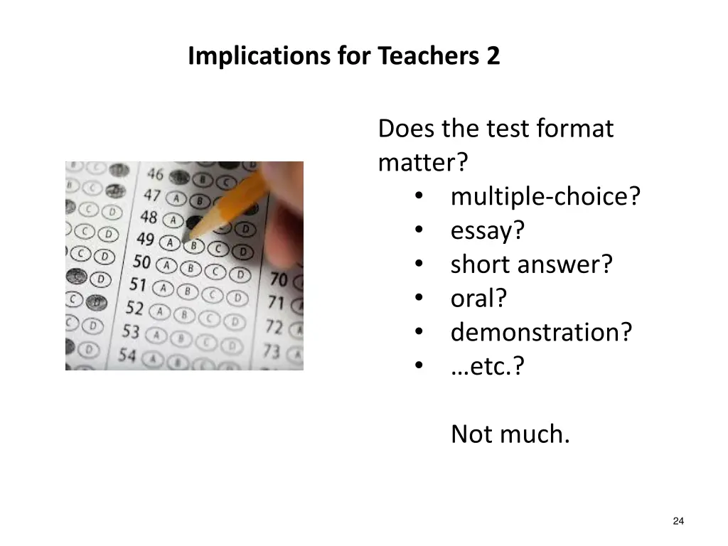 implications for teachers 2