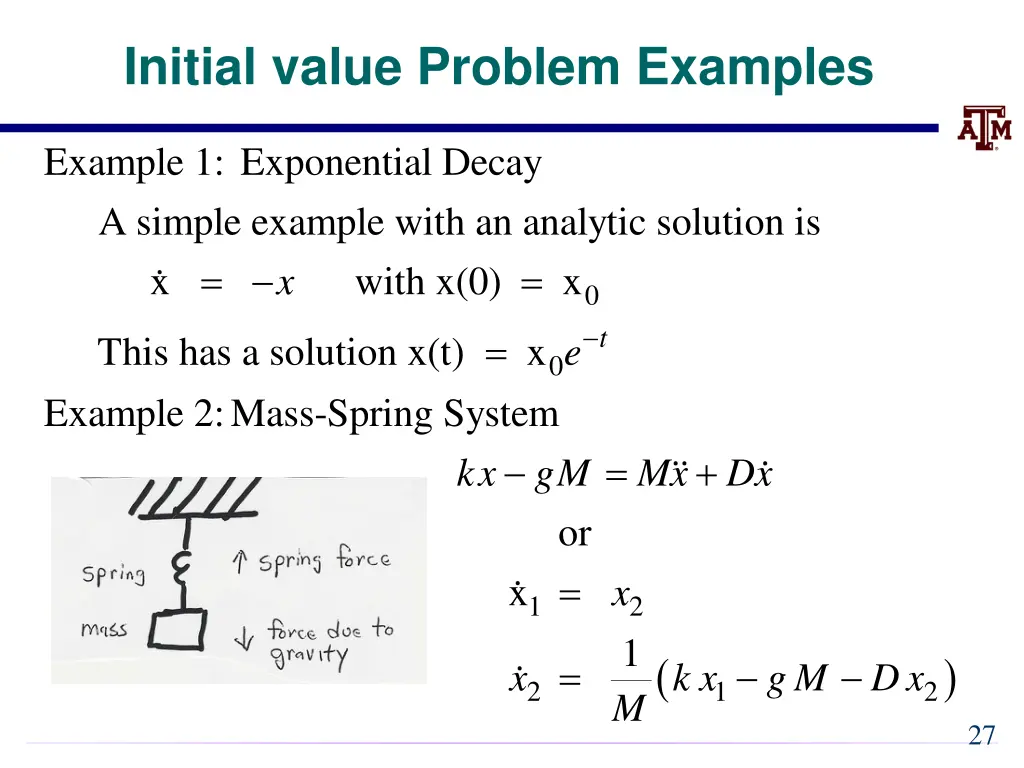 initial value problem examples