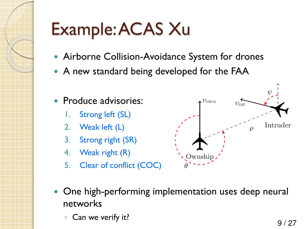 example acas xu