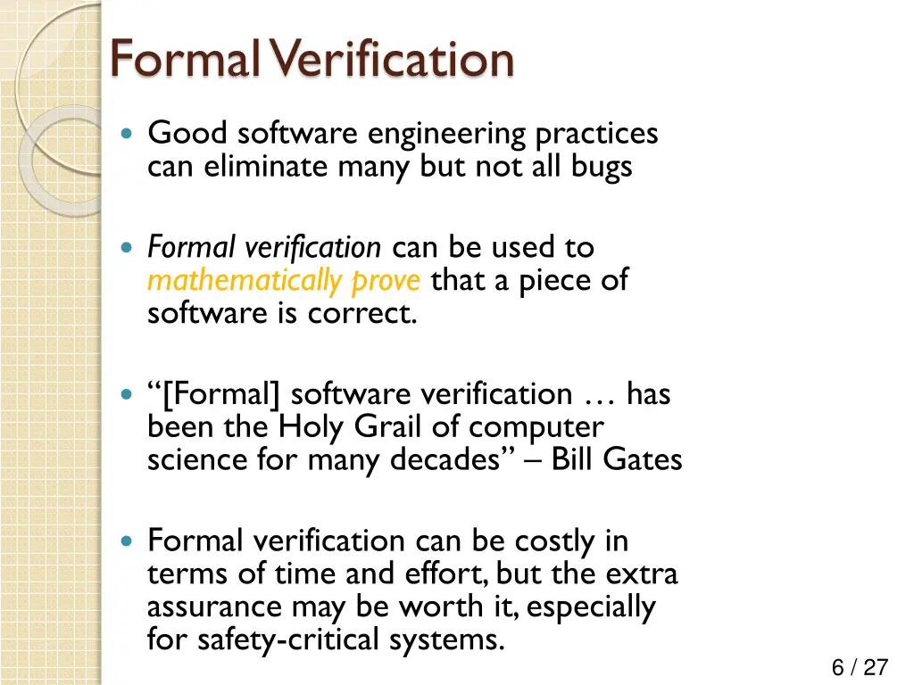 formal verification