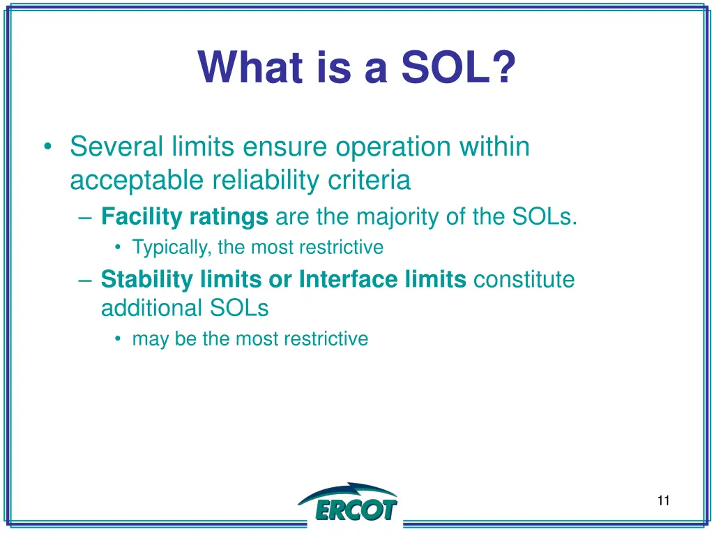 what is a sol 1