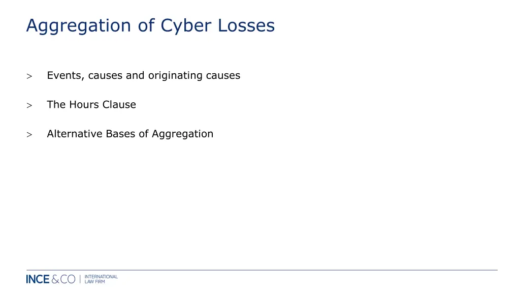 aggregation of cyber losses