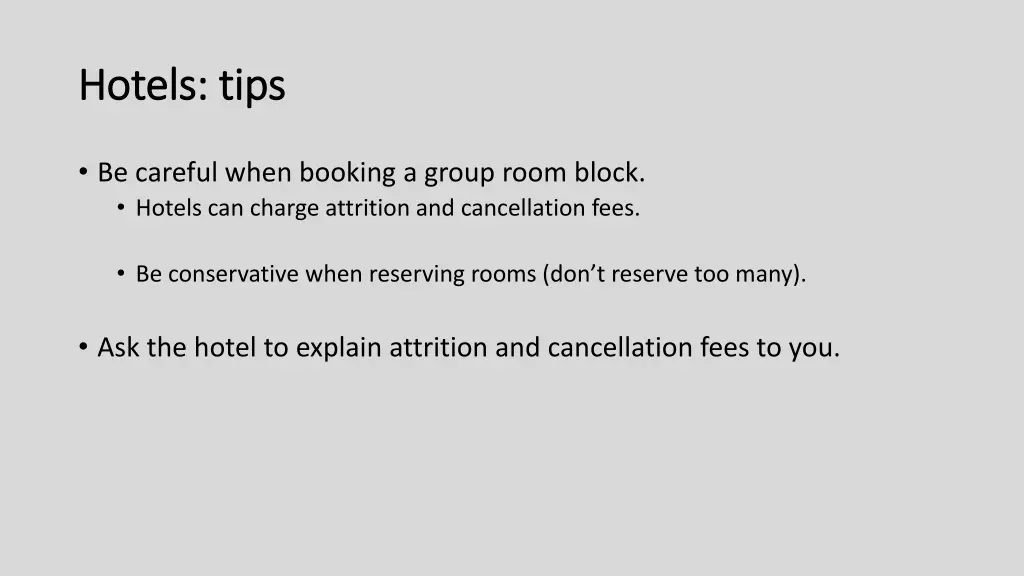 hotels tips hotels tips