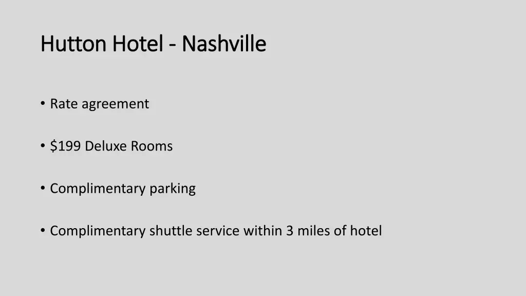 hutton hotel hutton hotel nashville