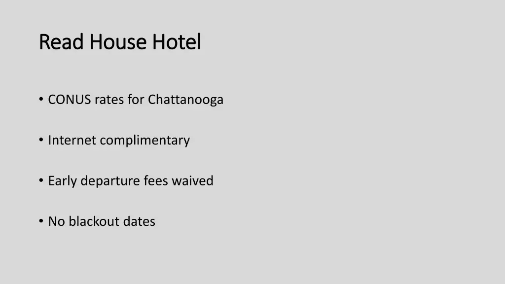 read house hotel read house hotel