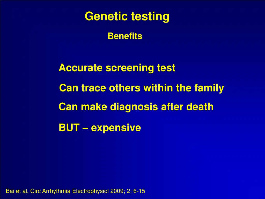 genetic testing