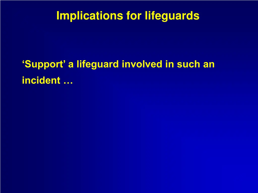 implications for lifeguards 2