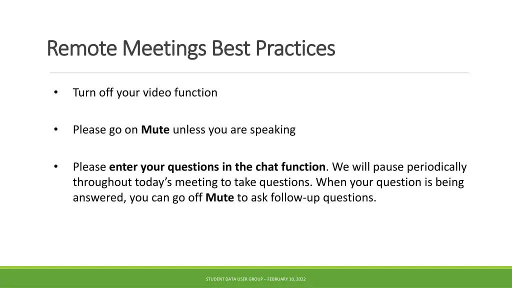 remote meetings best practices remote meetings