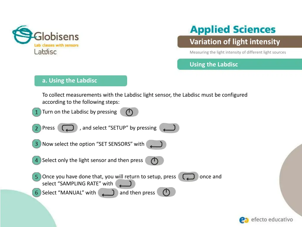 variation of light intensity 9