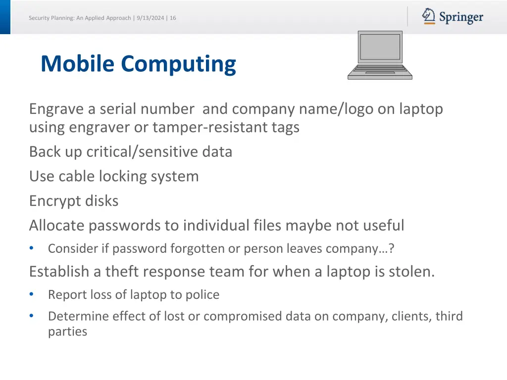security planning an applied approach 9 13 2024 16