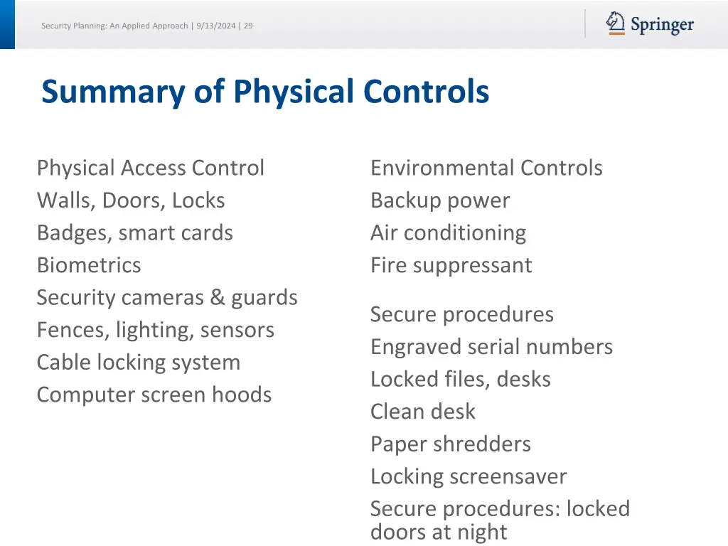 security planning an applied approach 9 13 2024 29