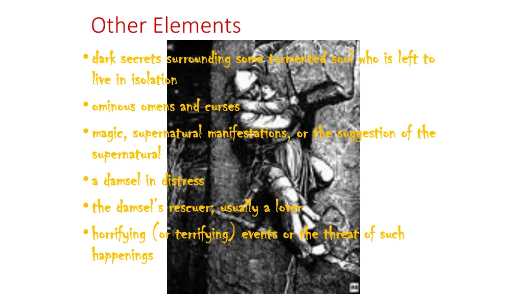 other elements dark secrets surrounding some