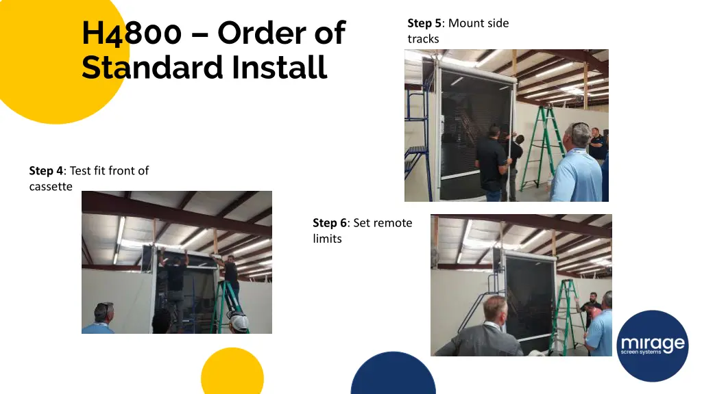 h4800 order of standard install 1