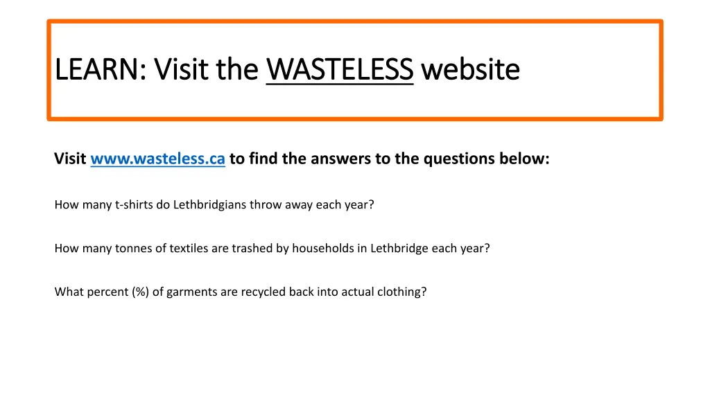 learn visit the learn visit the wasteless