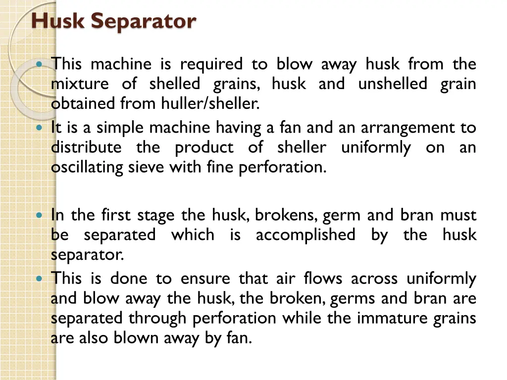 husk separator