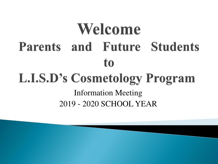 information meeting 2019 2020 school year