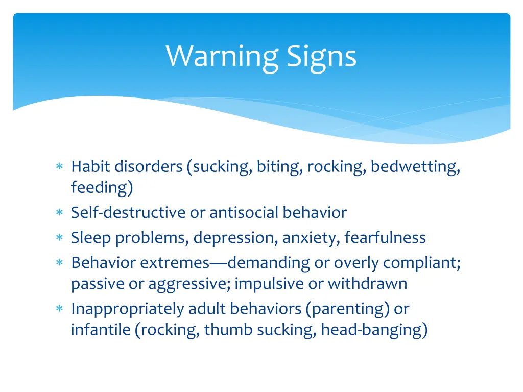 warning signs 2