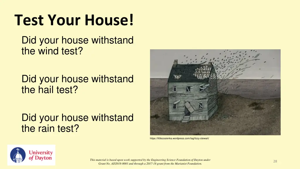 test your house did your house withstand the wind