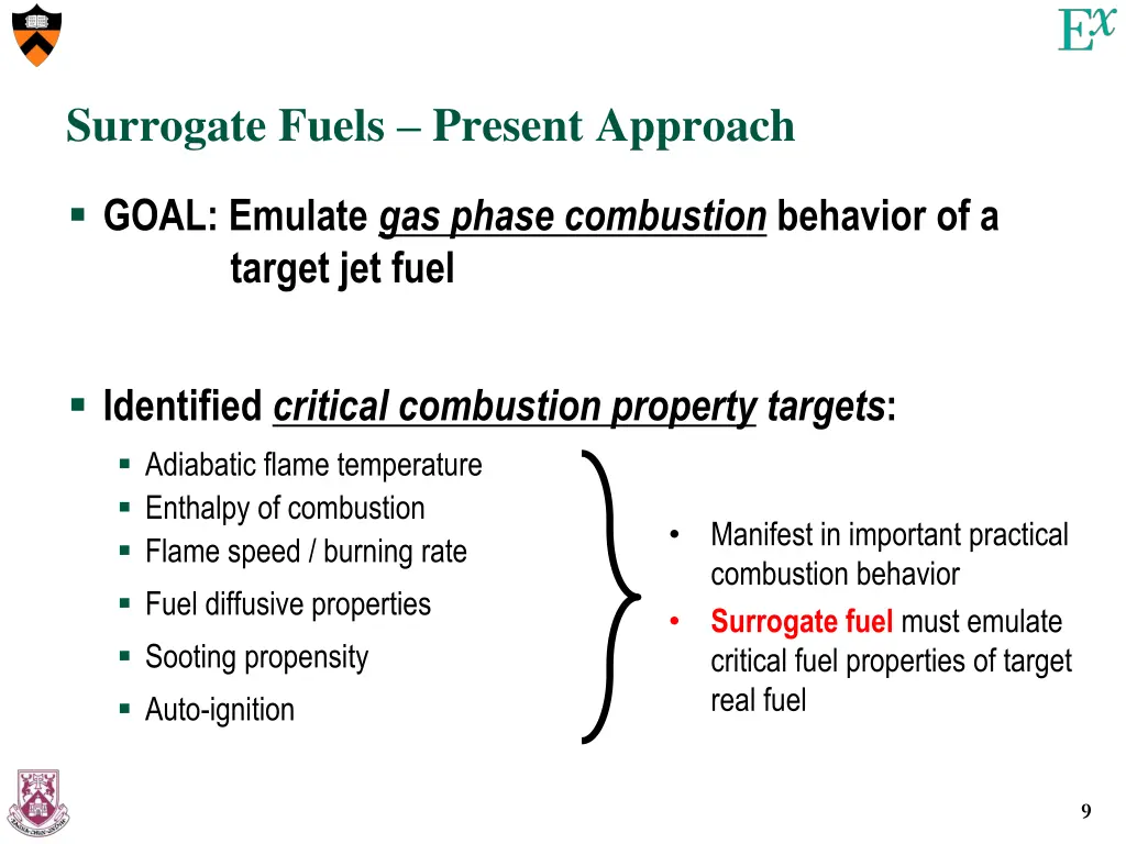 surrogate fuels present approach 1