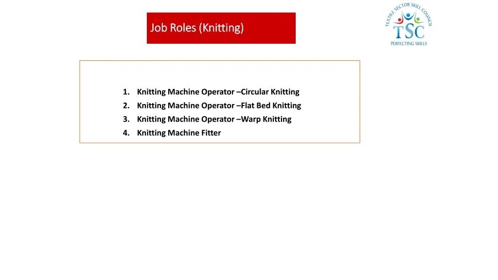 job roles knitting job roles knitting