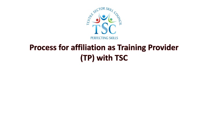 process for affiliation as training provider