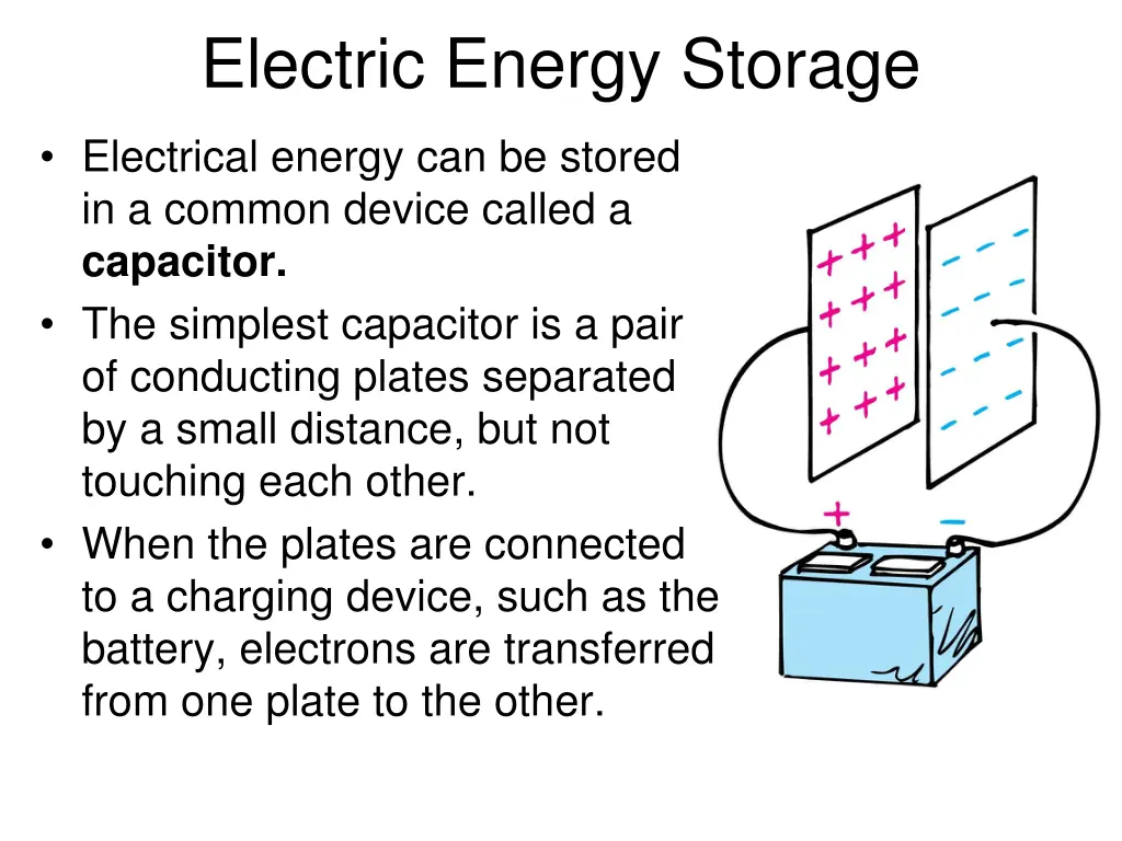 electric energy storage