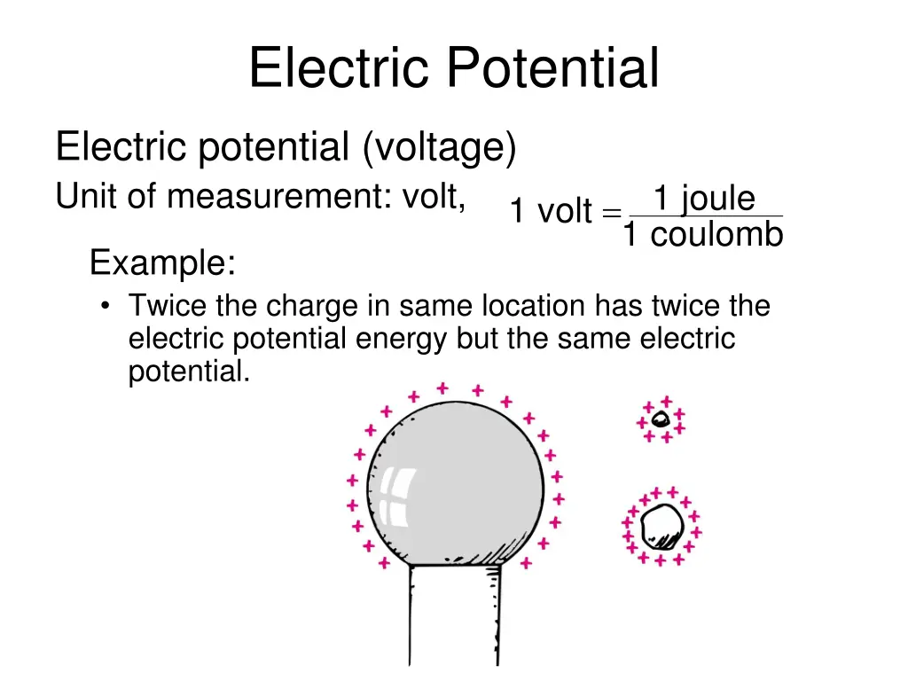 electric potential 2