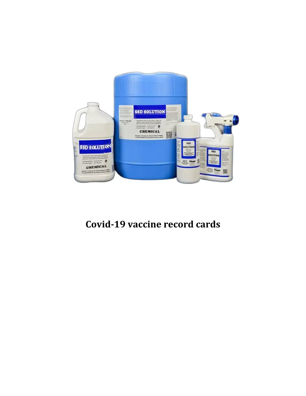 covid 19 vaccine record cards