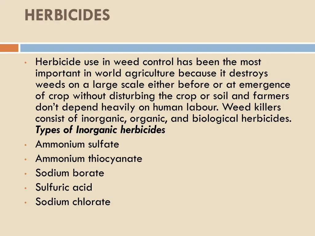 herbicides