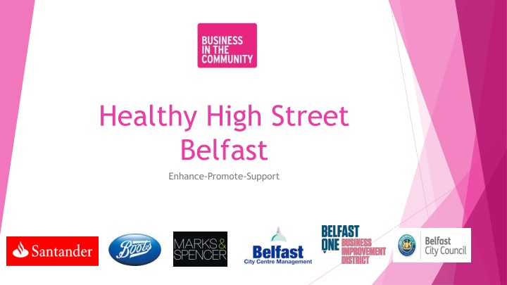 healthy high street belfast enhance promote