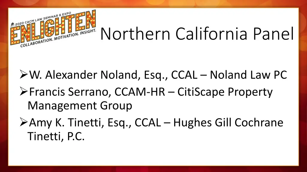 northern california panel