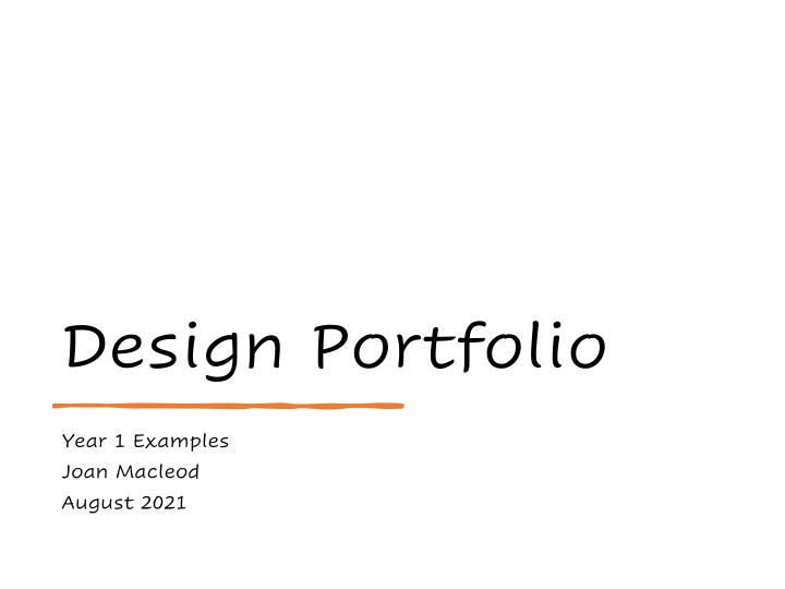 design portfolio