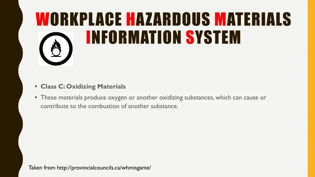 workplace hazardous materials information system 12