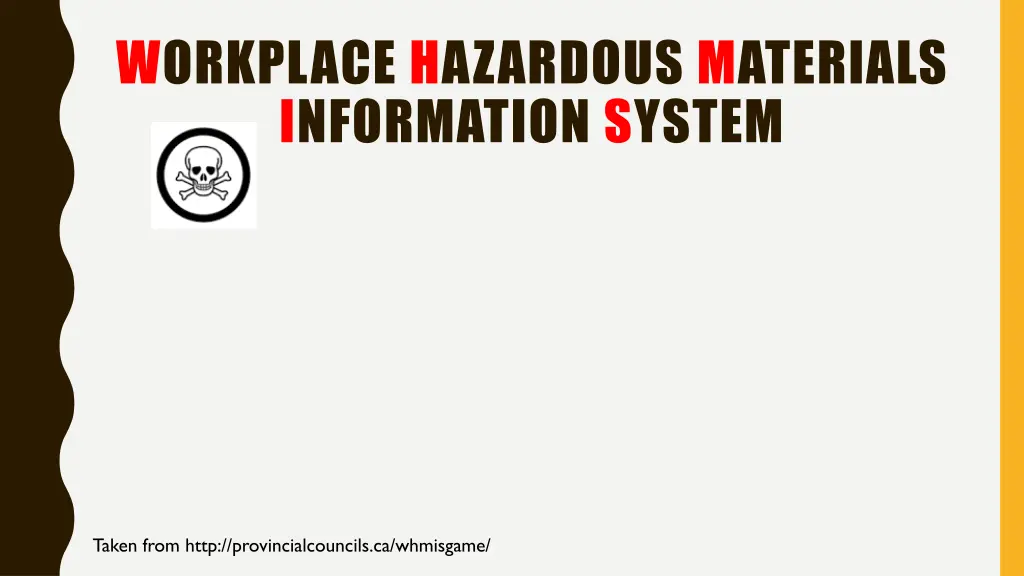 workplace hazardous materials information system 14