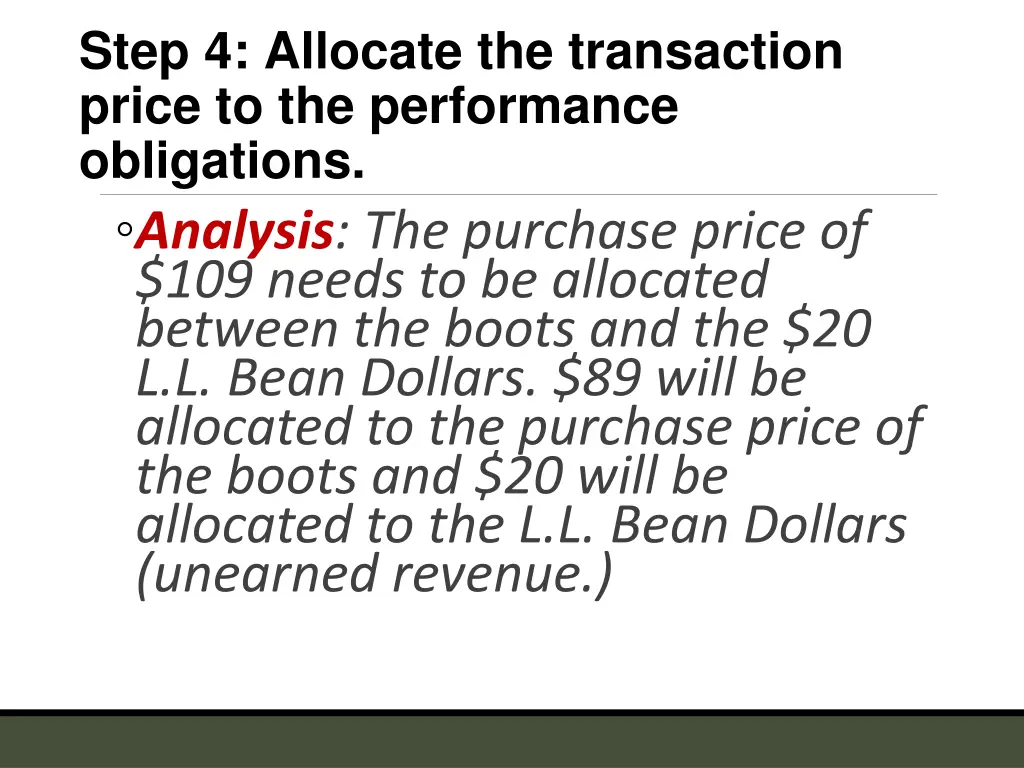 step 4 allocate the transaction price 1