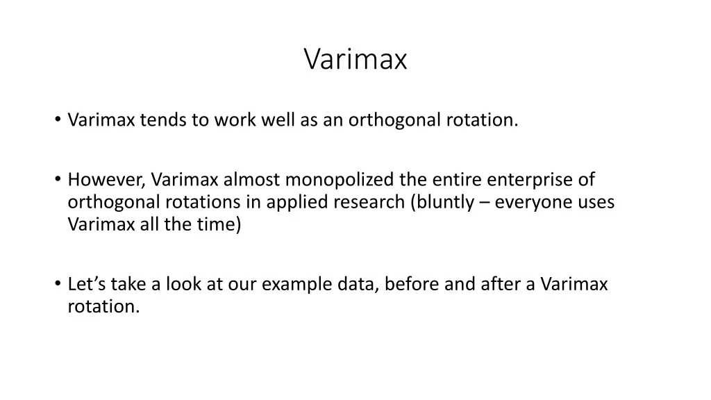 varimax 2