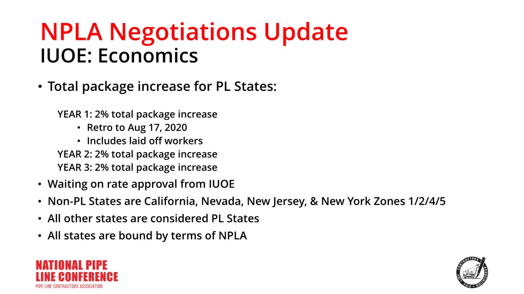 npla negotiations update iuoe economics