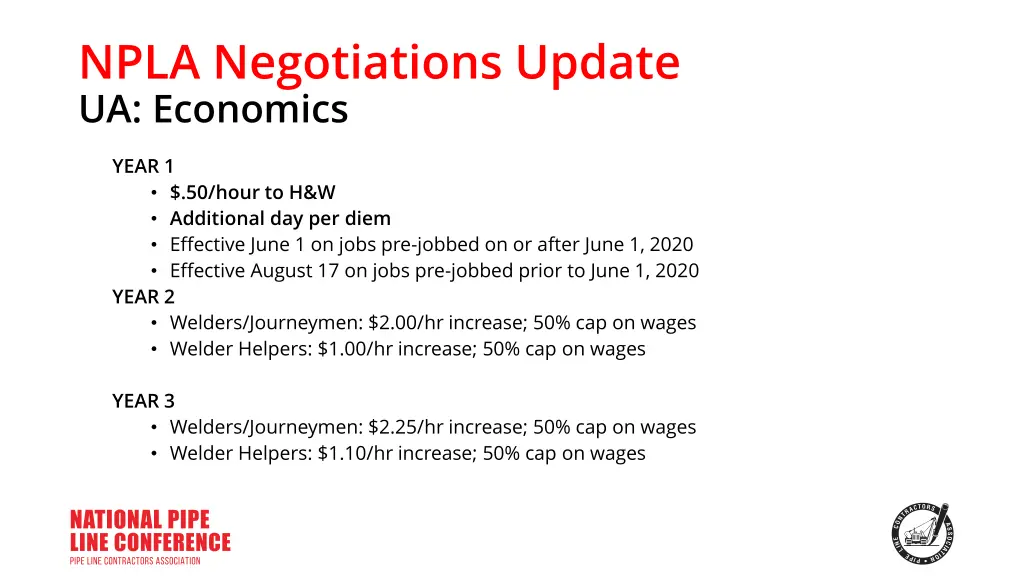 npla negotiations update ua economics